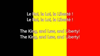 La Brabançonne  National Anthem of Belgium EnglishFrenchDutchGerman lyrics [upl. by Aidnyl]