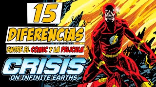 15 Diferencias entre la Pelicula y el COMIC de CRISIS EN TIERRAS INFINITAS [upl. by Oiziruam193]