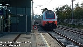 Mitfahrt im S2 nach Wien Hetzendorf  Mitfahrt [upl. by Lonyer]