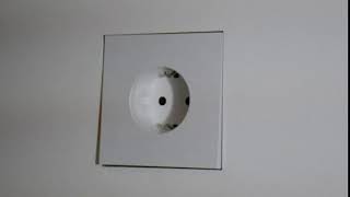 New construction wall mount for Basalte 1gang receptacle satin white [upl. by Ethbun]