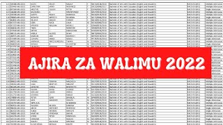 AJIRA ZA WALIMU 2022 Ajira Mpya tamisemi Utumishi leo NAFASI ZA KAZI 2022 Habari Mpya tamisemi [upl. by Llednek]