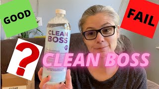 Clean Boss Review Does Clean Boss Clean amp Disinfect My Review on Clean Boss Multipurpose Cleaner [upl. by Nealy]