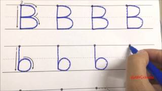 Learn writing letter B  By BabyStation [upl. by Shuping]