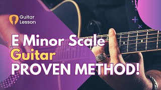 How to PLAY the E minor scale on GUITAR  TAB  ACTUALLY LEARN AND REMEMBER [upl. by Eimaral800]