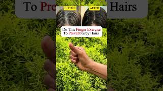 How to Reverse Greying of Hair Naturally Best Hand Exercise for grey hairs  trimukyoga [upl. by Nawor452]