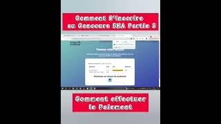 Concours ENA Comment effectuer le Paiement [upl. by Aerbua]