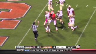 FSU at Clemson 2013 Every Play 1st Half [upl. by Navaj]