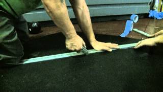 How to Cut Rubber Flooring [upl. by Edmund]