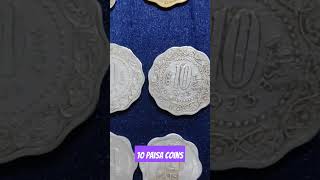 Currency Money Ten Paisa Coins Indian Old Coins knowledge Coin [upl. by Ennoira427]