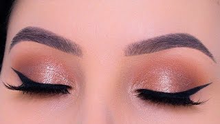 Sparkle and Shine Sparkly Eye Makeup Tutorial for the Holidays [upl. by Eelymmij683]