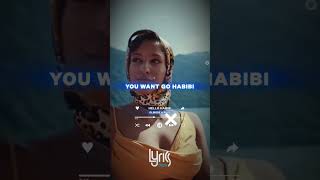 Hello Habibi Remix by Olamide ft Russ lyrics video editbrightyoungmedia afrobeats russ olamide [upl. by Suiram]