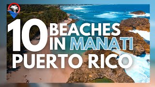 10 BEACHES IN MANATI PUERTO RICO [upl. by Carlson]