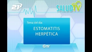 Salud TV  30072019  Estomatitis herpética [upl. by Aydni]