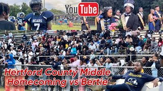 Hertford County Middle School Put On A BeltWhooping Performance At Their Homecoming vs Bertie 😮‍💨 [upl. by Babette]