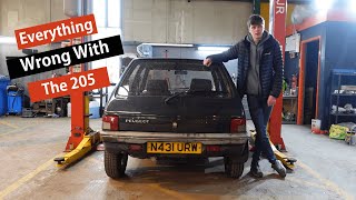 I Bought The Only Peugeot 205 Exhaust In The Country  Mattys Cars [upl. by Eibur]