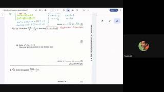 Solution of Equations Paper 2  Past Paper Questions 4024  Part 1 [upl. by Chill]