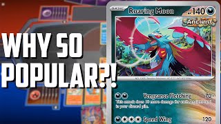 THE HOTTEST DECK RIGHT NOW ISAncient Box  Roaring Moon  Pokemon TCG Deck List  Matches [upl. by Hsevahb]