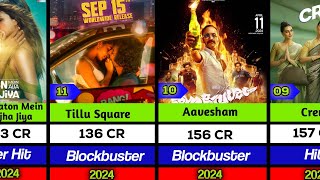 Top 50 Highest Grossing Indian Movie In 2024  Kalki 2898 AD Aavesham HanumanTillu Square [upl. by Wagshul]