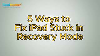 How to Fix iPad Stuck in Recovery Mode in 5 Ways [upl. by Ardath]