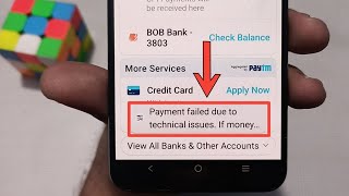 payment failed due to technical issues  Paytm [upl. by Chita]