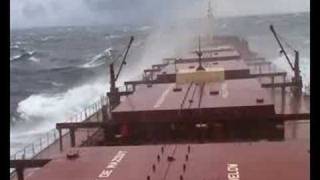 Rough Weather on North Atlantic onboard MV Federal Venture [upl. by Daron173]