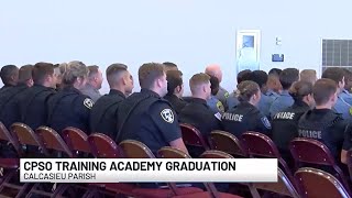 Officers take the next step in law enforcement after graduating from CPSO basic training academy [upl. by Naujaj]