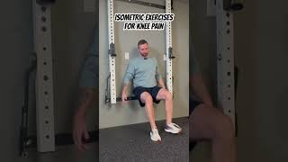 Best Isometric Exercise For Knee Pain  The Wall Sit [upl. by Hillari]