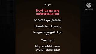 Kaibigan Lang  Hambog Ng Sagpro krew Karaoke remove vocal song [upl. by Dixil]