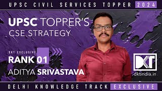 Rank 1 UPSC CSE 2023 Aditya Srivastavas Strategy  रैंक 1 CSE 2023 आदित्य श्रीवास्तव की स्ट्रेटेजी [upl. by Dahsraf]