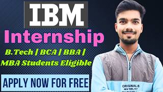 Paid Internship 2024  IBM Internships  Internships for College Students  Internships 2024 [upl. by Atsocal584]