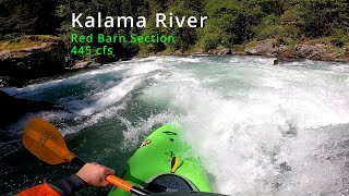 Kalama Red Barn Kayaking  051224 445 cfs [upl. by Aneehsal]