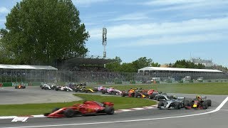 2018 Canadian Grand Prix Race Highlights [upl. by Oby21]