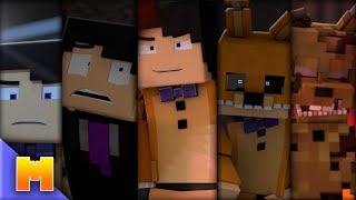 quotDrawn to the Bitterquot MOVIE  Minecraft FNAF Animated Music Video  MobAnimation [upl. by Aicilaanna848]