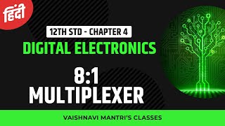 Ch4 Combinational Logic Circuits  In Hindi  81 multiplexer  MUX  12th Std [upl. by Gray]