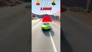 CR7 vs MrBeast Jump Challenge 😂 BeamNGDrive beamnngdrive ronaldo mrbeast [upl. by Iniffit]