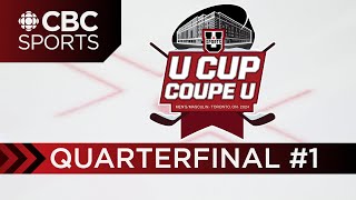 U SPORTS Mens Hockey National Championship Quarterfinal 1  Brock vs UNB  CBC Sports [upl. by Dyke]