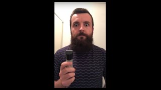 Guy shaves off beard after 38 weeks [upl. by Iggep550]