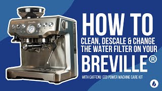 How to Clean Descale amp Change the Water Filter on Your Breville and Sage Coffee Machines [upl. by Guy]