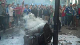 RAW VIDEO Can you identify any of these rioters after Game 7 in Georgia fan zone [upl. by Eslud185]