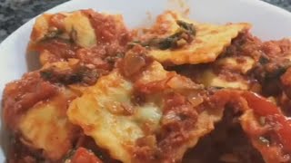 Ravioli Dinner Idea  30 Min Quick and Easy Meal‼️ dinner cooking [upl. by Nyrat]