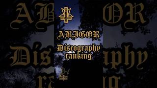 Abigor Discography Ranking abigor blackmetal austrianblackmetal peterkubik [upl. by Jea523]