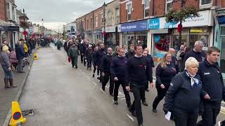 BurnhamOnSea Remembrance Parade 2024 [upl. by Hinkel704]