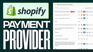 How to Choose a Payment Provider Shopify 2024 Step by Step [upl. by Calandria761]