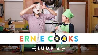 Ernie Cooks Lumpia  Ernie Cooks  HiHo Kids [upl. by Innes]