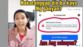 FACEBOOK MONETIZATION LIMITED  COPYRIGHT ISSUES [upl. by Aisyat359]