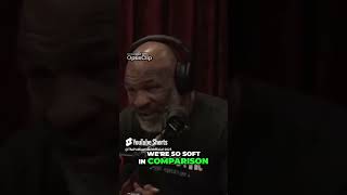 Joe Rogan amp Mike Tyson Discuss Are We Soft Compared to Lions amp Chimps Evolution Manipulation👽 [upl. by Thurber]