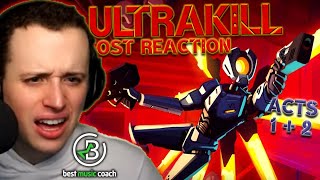 Ultrakill OST Blows Music Teachers Mind  Original Sound Track Reaction [upl. by Ramyar]