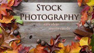 How to Shoot Stock Photography with just Leaves  Autumn Stock Idea [upl. by Jacklin295]