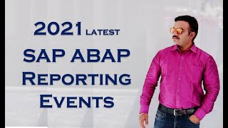 SAP ABAP Reporting Events [upl. by Giardap]