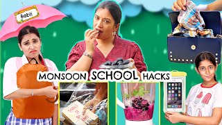 Monsoon SCHOOL Life HACKS  Instant Home Hacks  CookWithNisha [upl. by Ahseined]